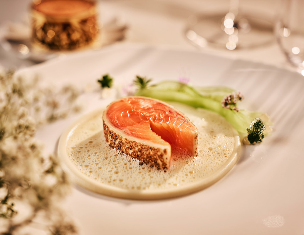 Speilsalens sjømatmeny