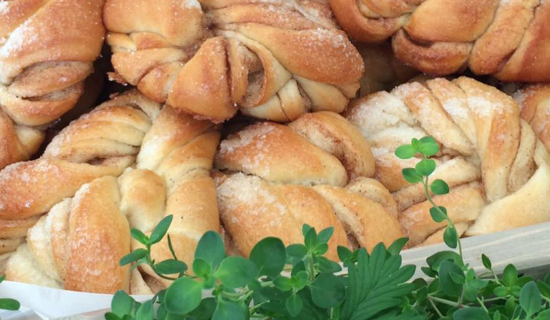 kanelsnurrer fra Arntzen bakeri 