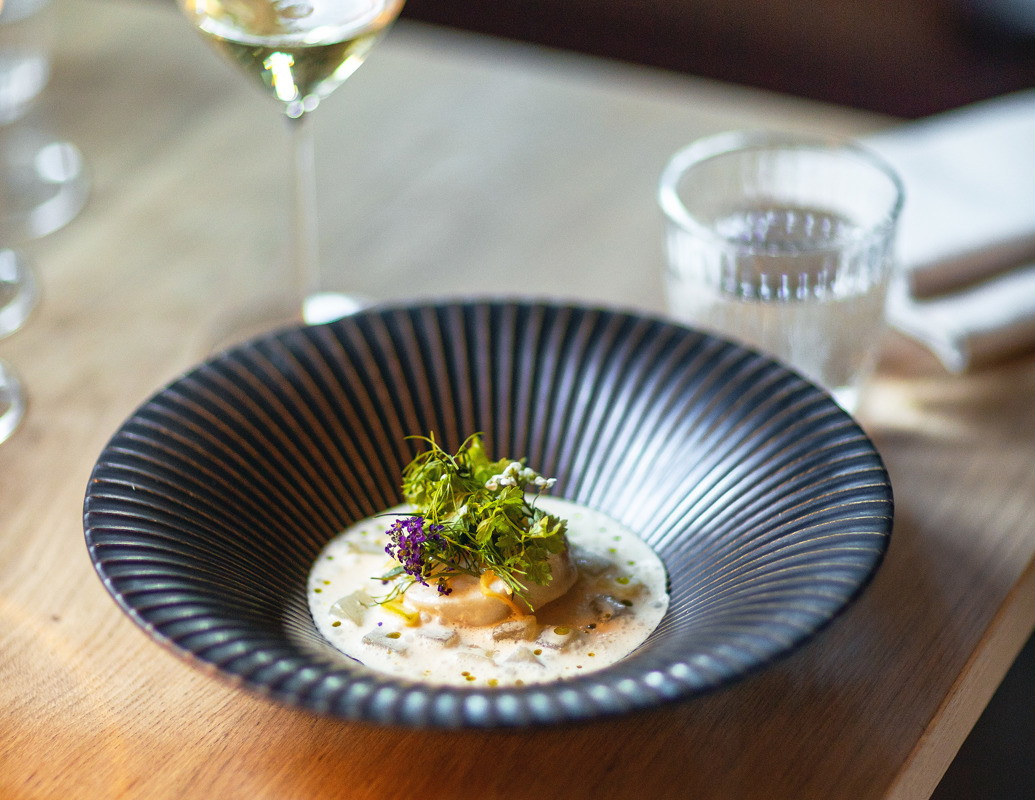 Treretters sjømatmeny hos Tollbua